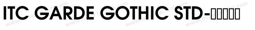 ITC GARDE GOTHIC STD字体转换